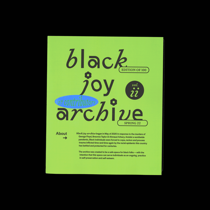 black joy archive v.ii — Perfect Bound Book